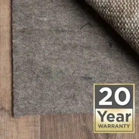 20 year warranty area rug pad | Hernandez Wholesale Flooring