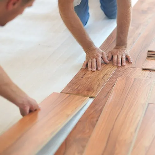 During-LaminateInstallation Laminate installation | Hernandez Wholesale Flooring